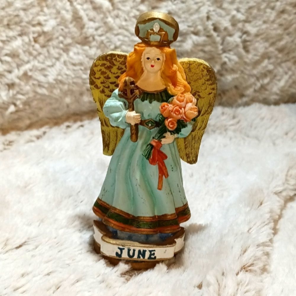 1995 Chadwick Miller June angel figurine. 1 of a collection of 12